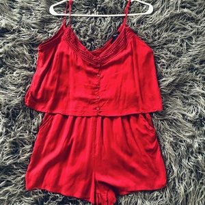 Rue 21 red romper